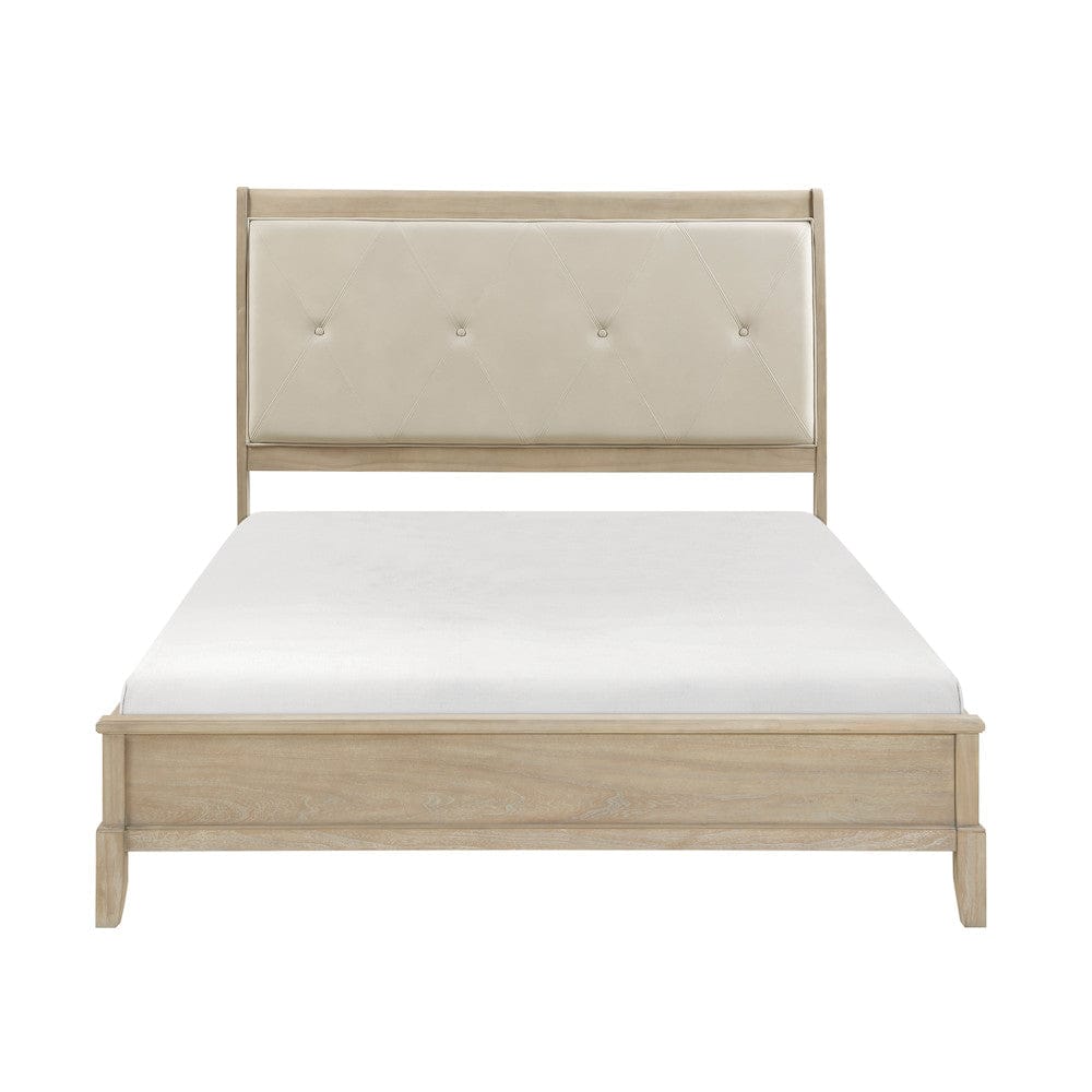 Homelegance  - Cotterill Queen Bed in Beige - 1730NB-1x  view 1