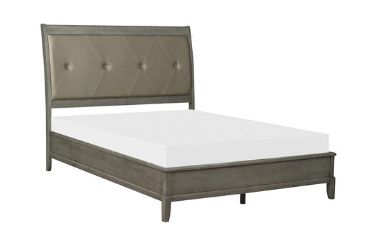 Homelegance  - Cotterill Queen Bed in Gray - 1730GY-1x  view 2