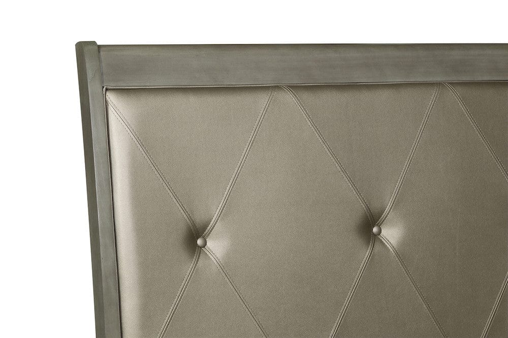 Homelegance  - Cotterill Queen Bed in Gray - 1730GY-1x  view 4