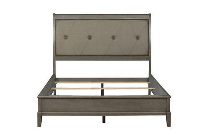 Homelegance  - Cotterill Queen Bed in Gray - 1730GY-1x  view 6