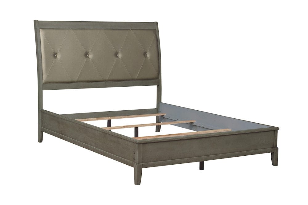 Homelegance  - Cotterill Queen Bed in Gray - 1730GY-1x  view 7