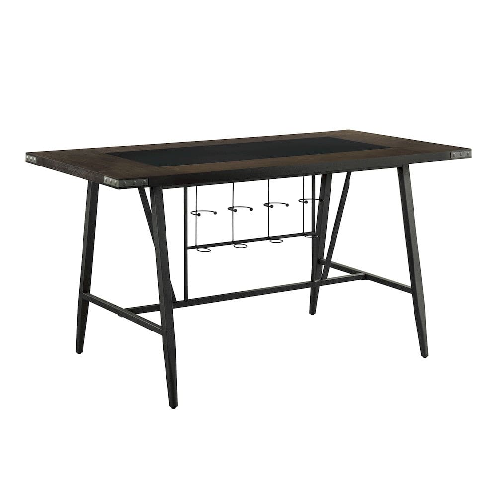 Homelegance  -  Counter Height Table, Glass Insert - 5566-36x  view 1