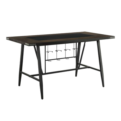 Homelegance  -  Counter Height Table, Glass Insert - 5566-36x  view 1