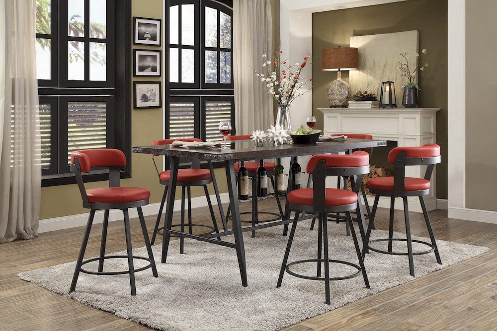 Homelegance  -  Counter Height Table, Glass Insert - 5566-36x  view 7