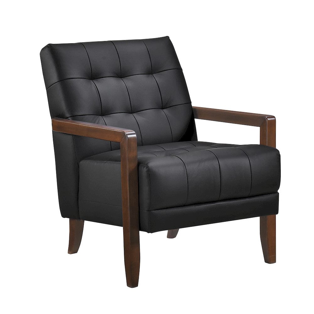 Homelegance  - Crafton Accent Chair in Black - 1010BLK-1  view 1