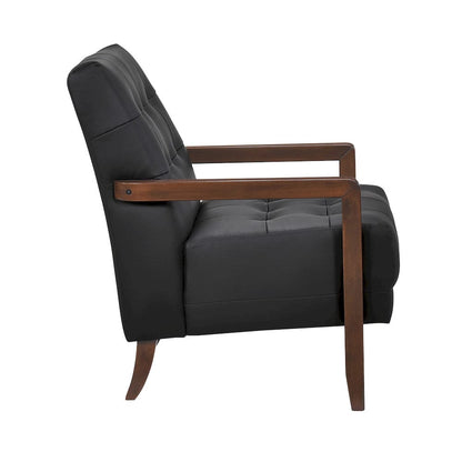Homelegance  - Crafton Accent Chair in Black - 1010BLK-1  view 2