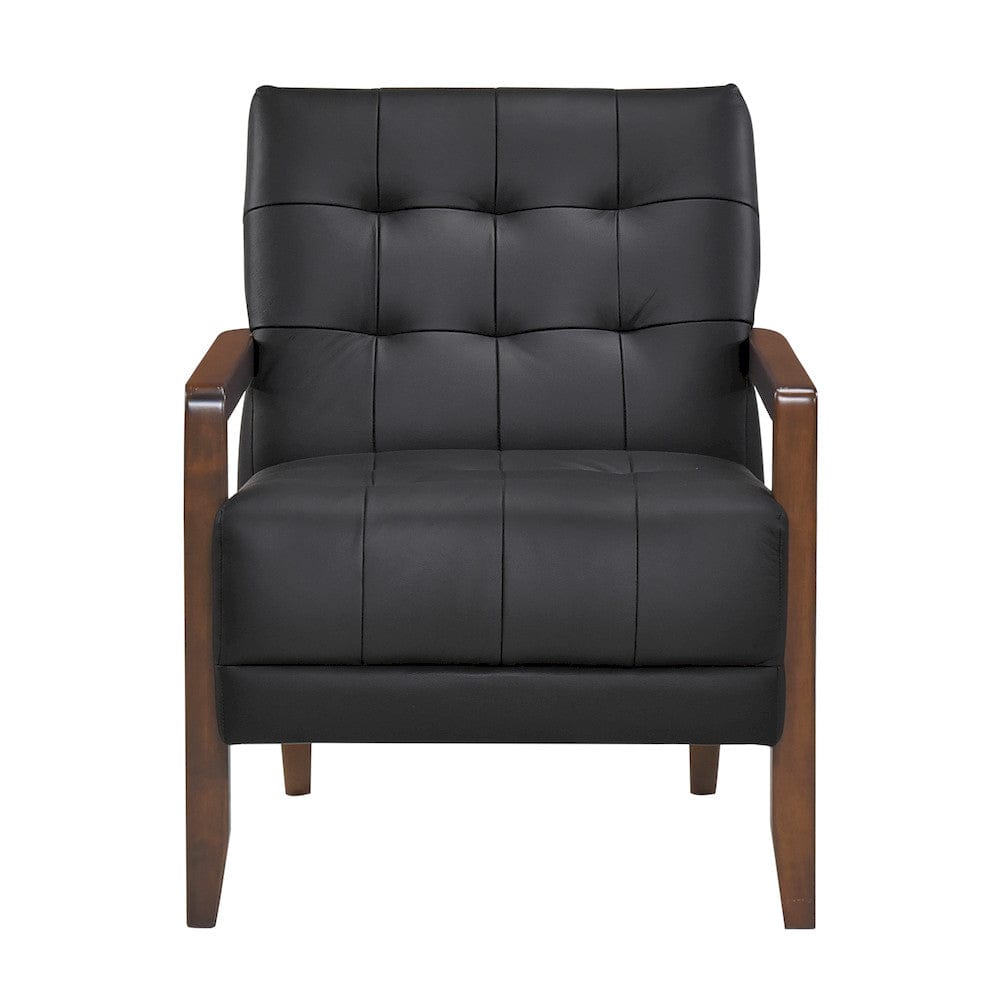 Homelegance  - Crafton Accent Chair in Black - 1010BLK-1  view 4
