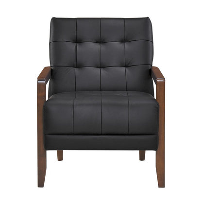 Homelegance  - Crafton Accent Chair in Black - 1010BLK-1  view 4