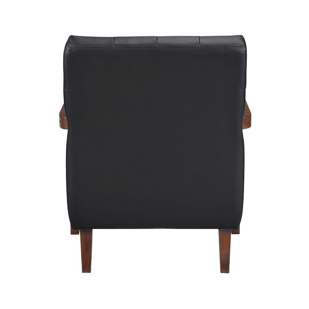 Homelegance  - Crafton Accent Chair in Black - 1010BLK-1  view 6