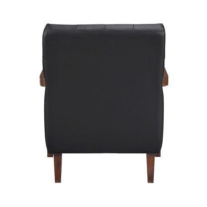 Homelegance  - Crafton Accent Chair in Black - 1010BLK-1  view 6