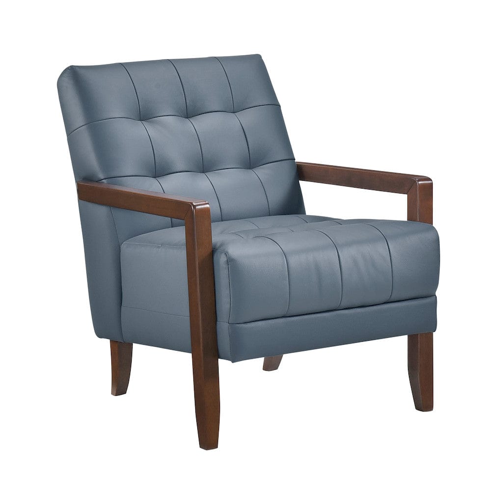 Homelegance  - Crafton Accent Chair in Blue - 1010BUE-1  view 2