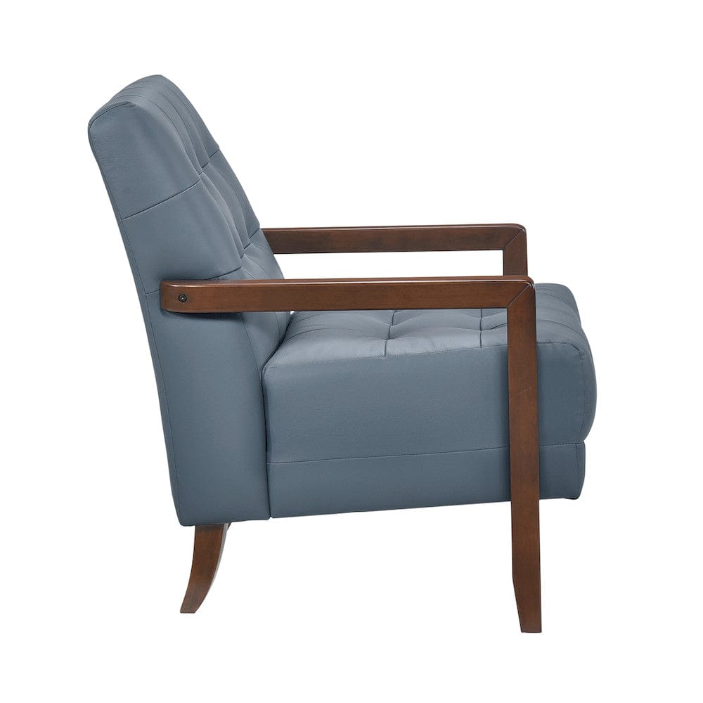 Homelegance  - Crafton Accent Chair in Blue - 1010BUE-1  view 3