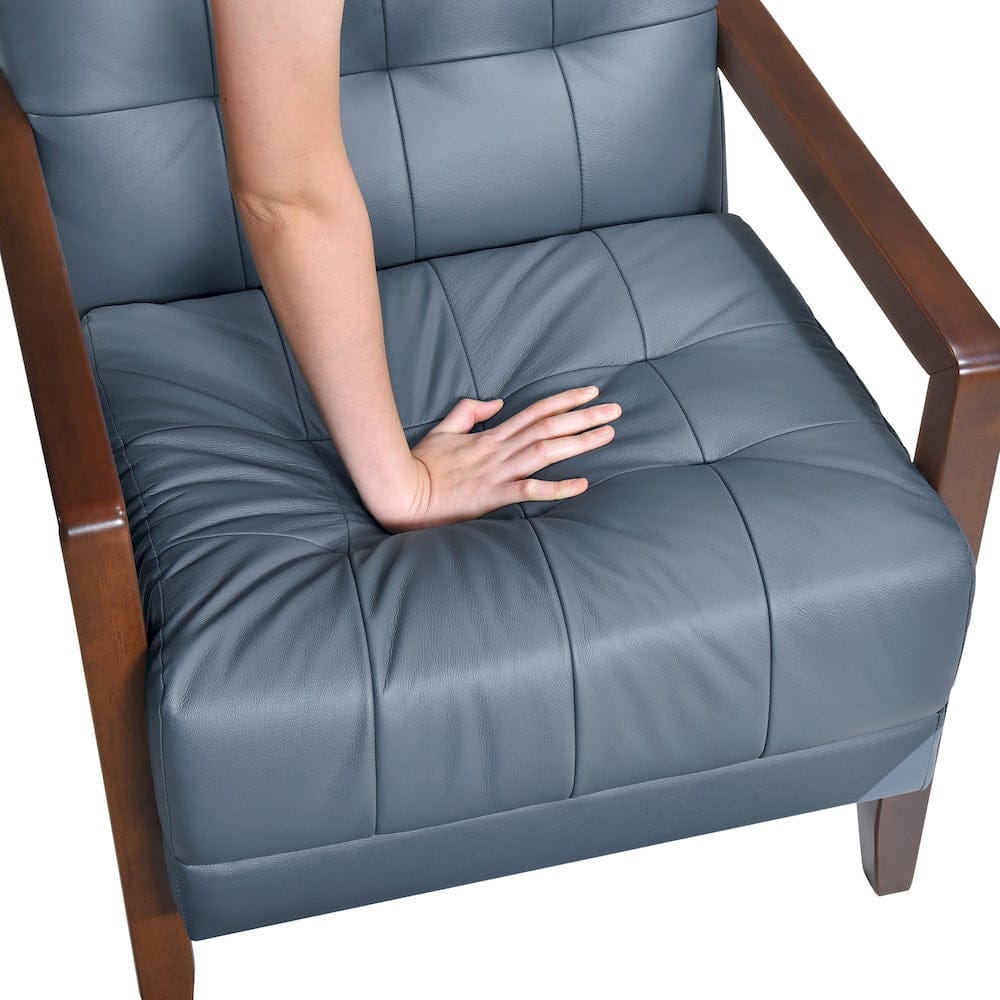 Homelegance  - Crafton Accent Chair in Blue - 1010BUE-1  view 7