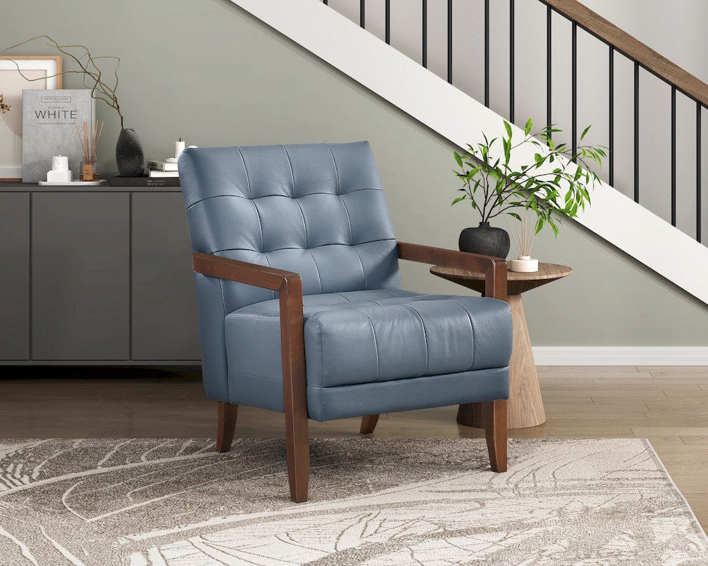 Homelegance  - Crafton Accent Chair in Blue - 1010BUE-1  view 8