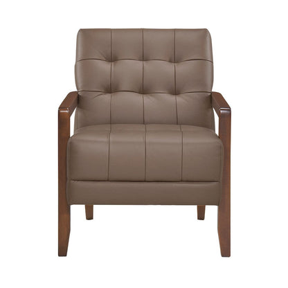 Homelegance  - Crafton Accent Chair in Brown - 1010BRW-1  view 1