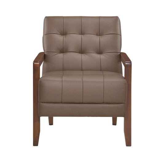Homelegance  - Crafton Accent Chair in Brown - 1010BRW-1  view 1