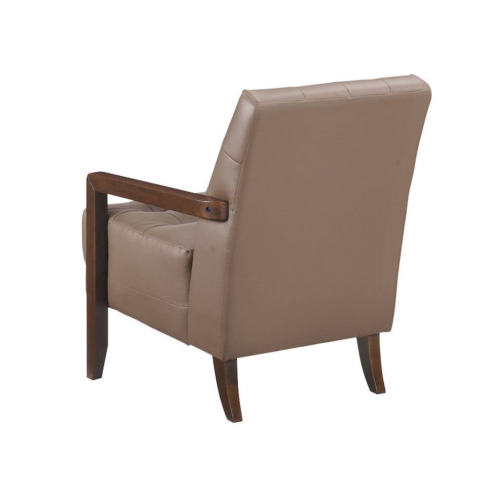 Homelegance  - Crafton Accent Chair in Brown - 1010BRW-1  view 4