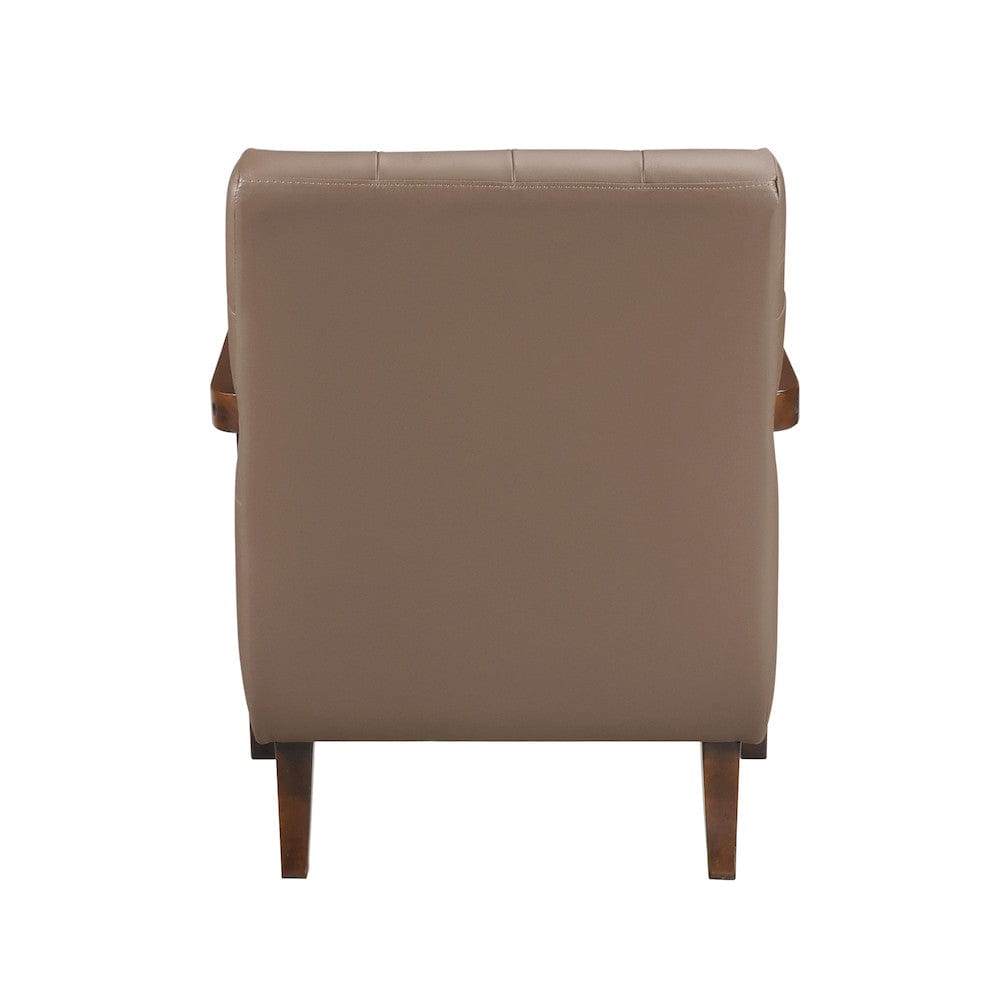 Homelegance  - Crafton Accent Chair in Brown - 1010BRW-1  view 5