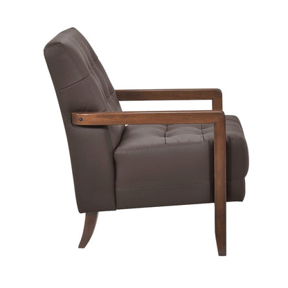 Homelegance  - Crafton Accent Chair in Dark brown - 1010DBR-1  view 4