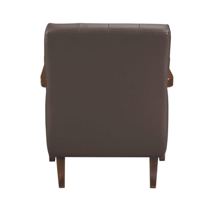 Homelegance  - Crafton Accent Chair in Dark brown - 1010DBR-1  view 6