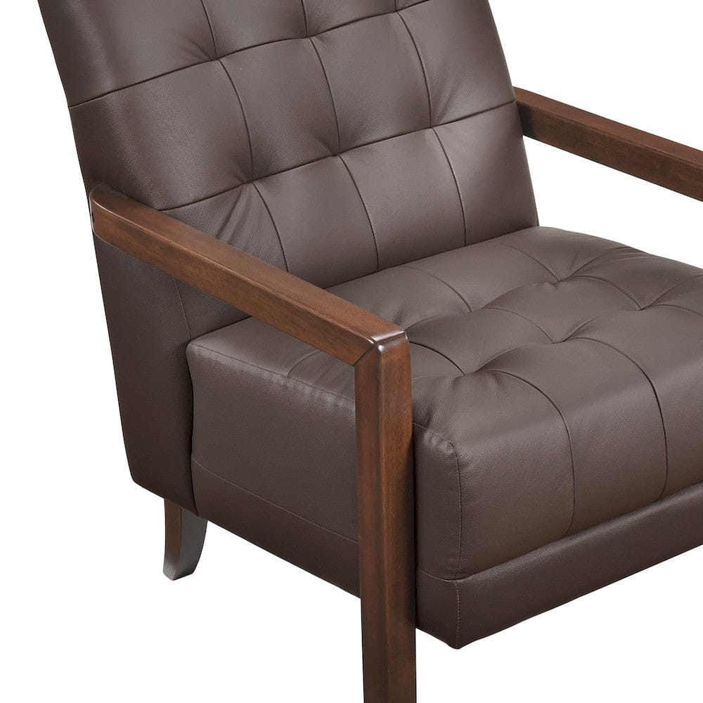Homelegance  - Crafton Accent Chair in Dark brown - 1010DBR-1  view 7