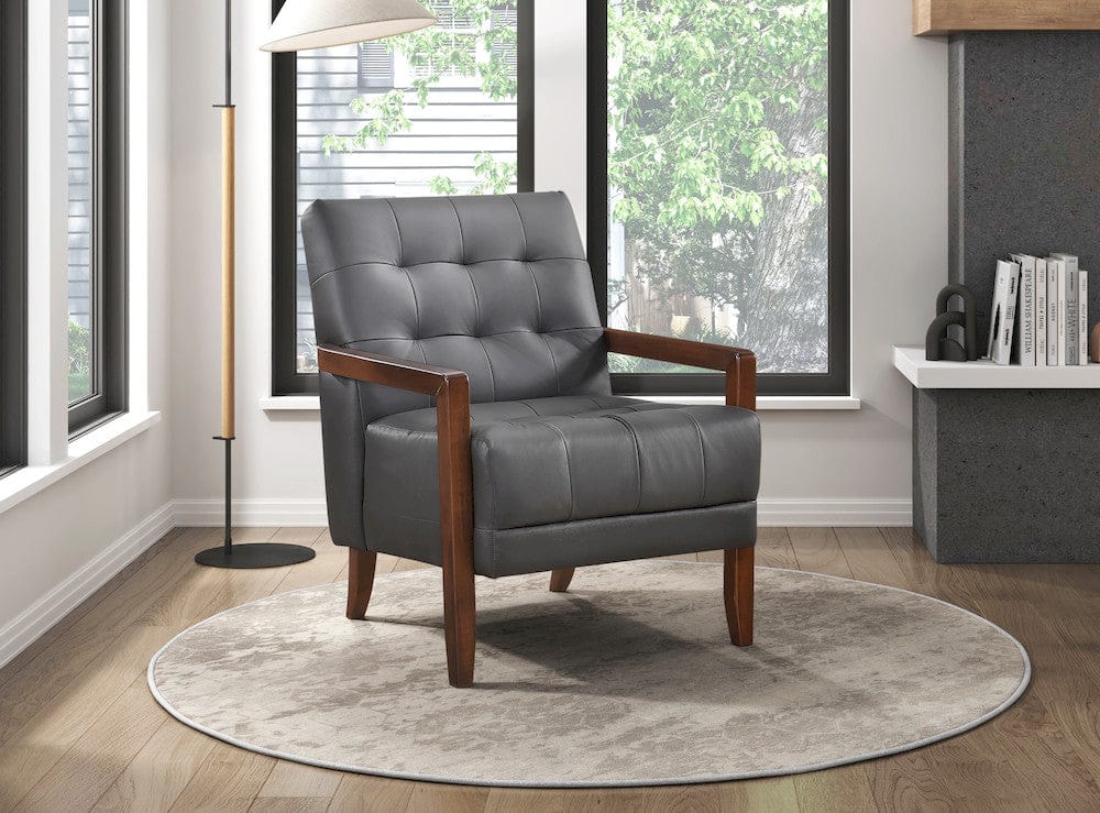 Homelegance  - Crafton Accent Chair in Dark gray - 1010DGY-1  view 9
