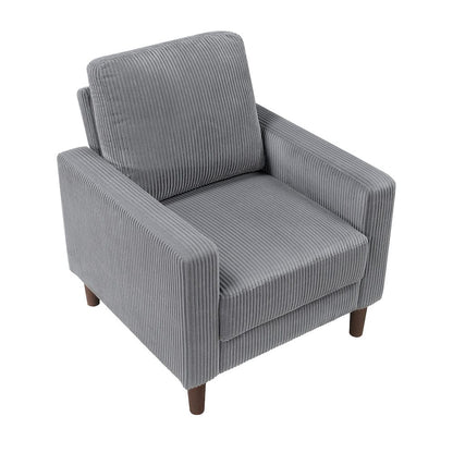 Homelegance  - Crandall Chair in Gray - 9520GRY-1  view 2