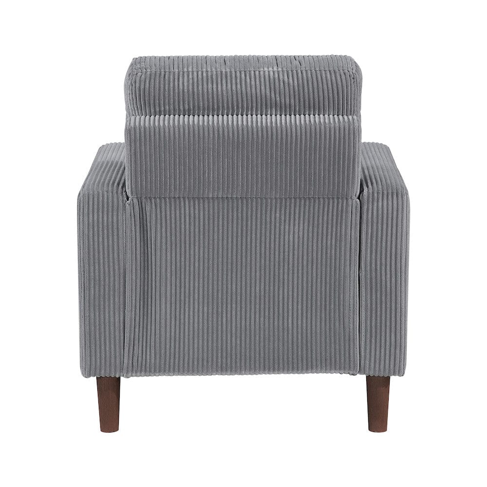 Homelegance  - Crandall Chair in Gray - 9520GRY-1  view 6