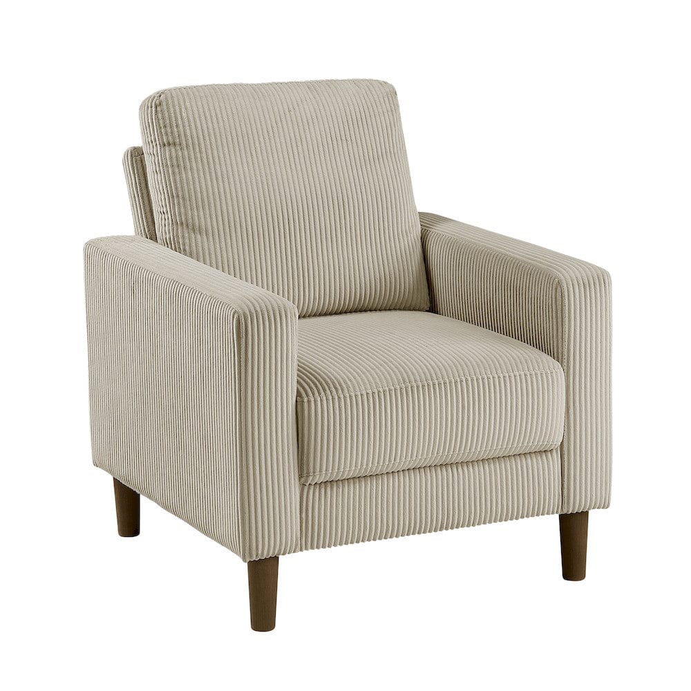 Homelegance  - Crandall Chair in Taupe - 9520TPE-1  view 2