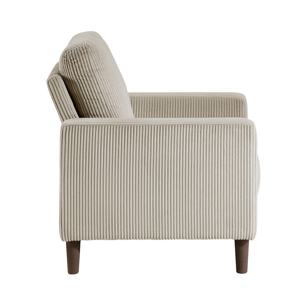 Homelegance  - Crandall Chair in Taupe - 9520TPE-1  view 4