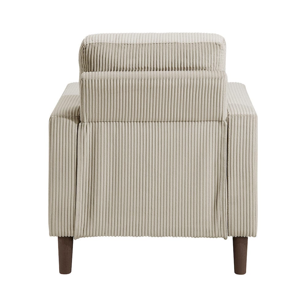 Homelegance  - Crandall Chair in Taupe - 9520TPE-1  view 6