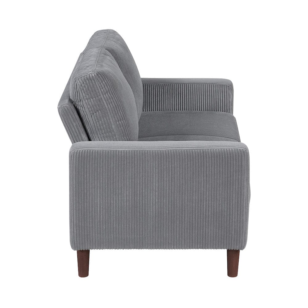 Homelegance  - Crandall Love Seat in Gray - 9520GRY-2  view 3