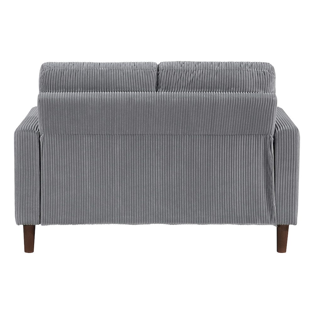 Homelegance  - Crandall Love Seat in Gray - 9520GRY-2  view 4