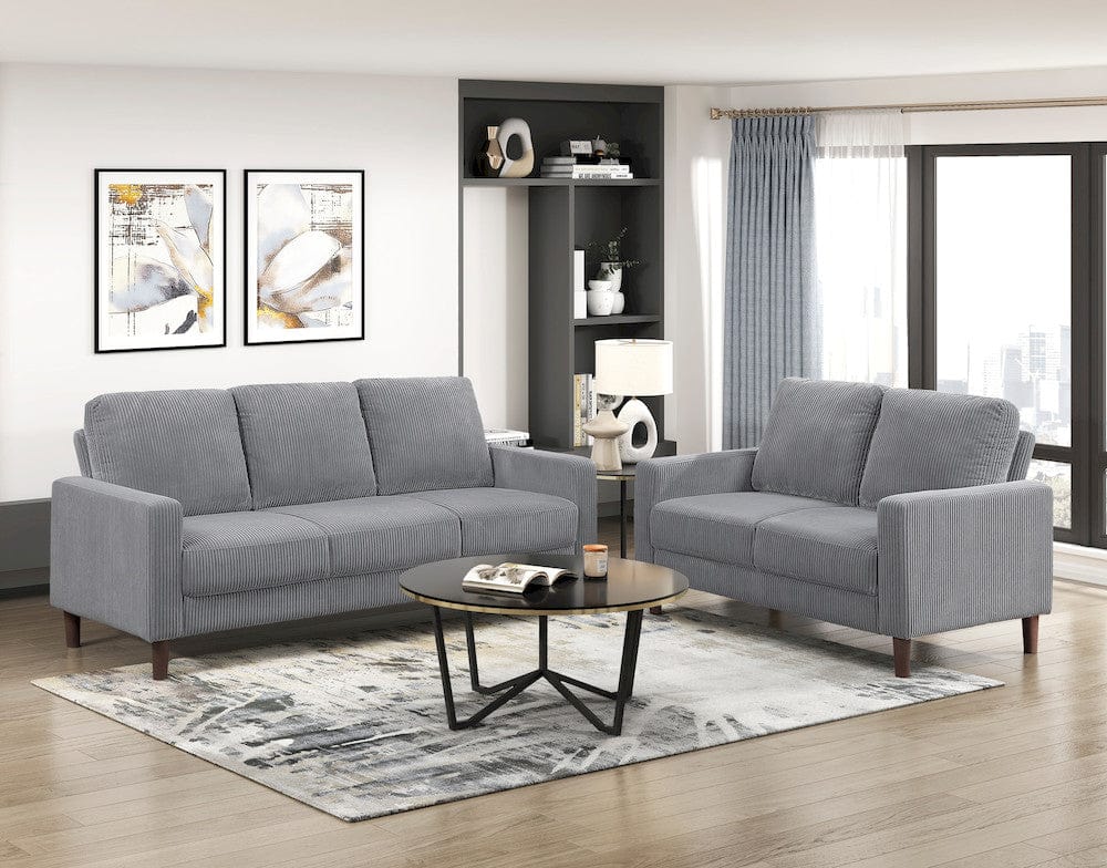 Homelegance  - Crandall Love Seat in Gray - 9520GRY-2  view 7