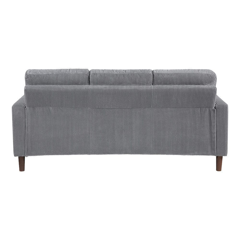 Homelegance  - Crandall Sofa in Gray - 9520GRY-3  view 3