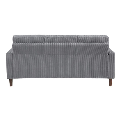 Homelegance  - Crandall Sofa in Gray - 9520GRY-3  view 3