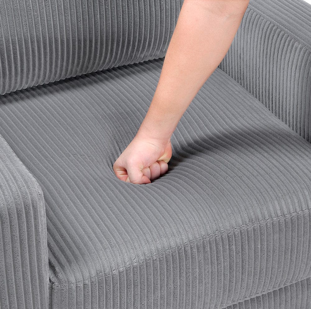 Homelegance  - Crandall Sofa in Gray - 9520GRY-3  view 4