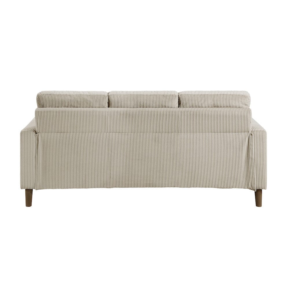Homelegance  - Crandall Sofa in Taupe - 9520TPE-3  view 3