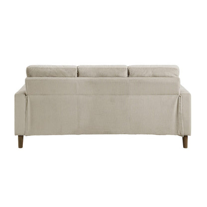 Homelegance  - Crandall Sofa in Taupe - 9520TPE-3  view 3