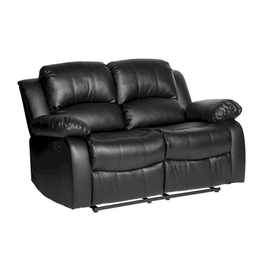 Homelegance  - Cranley Double Reclining Love Seat in Black - 9700BLK-2  view 2
