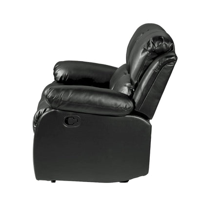 Homelegance  - Cranley Double Reclining Love Seat in Black - 9700BLK-2  view 3