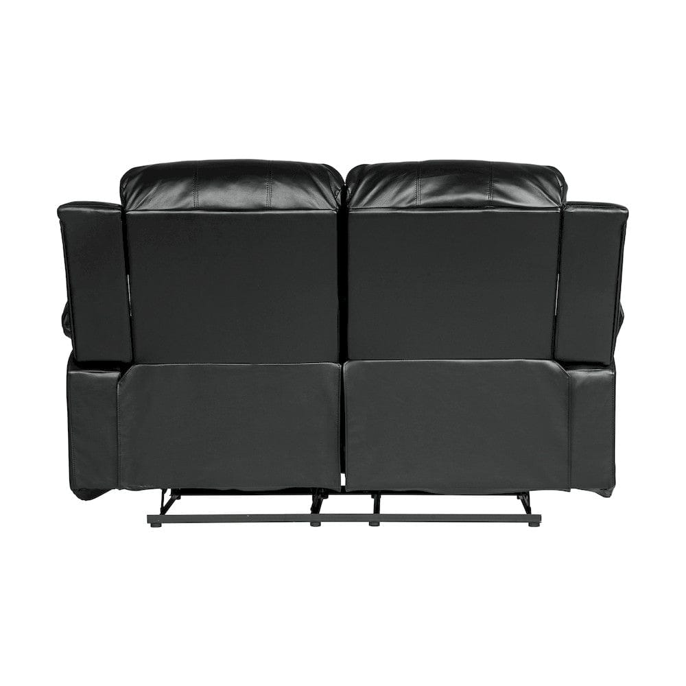 Homelegance  - Cranley Double Reclining Love Seat in Black - 9700BLK-2  view 5