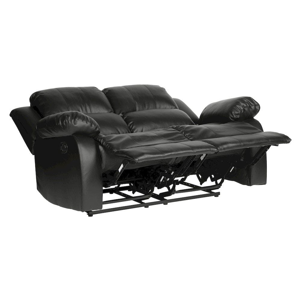 Homelegance  - Cranley Double Reclining Love Seat in Black - 9700BLK-2  view 7