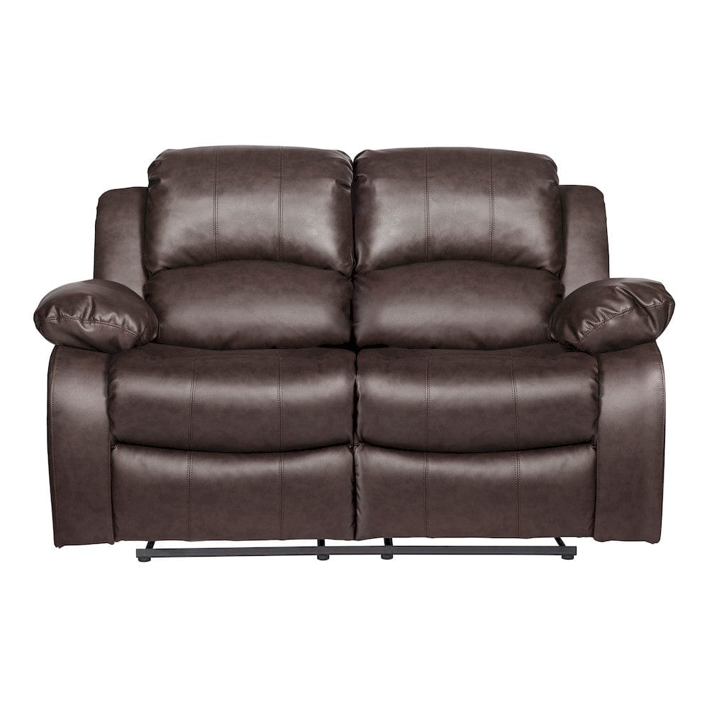 Homelegance  - Cranley Double Reclining Love Seat in Brown - 9700BRW-2  view 1