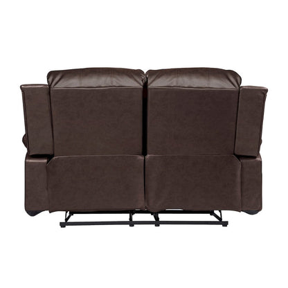 Homelegance  - Cranley Double Reclining Love Seat in Brown - 9700BRW-2  view 5