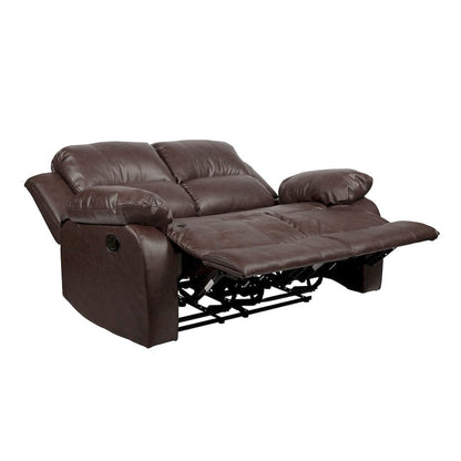 Homelegance  - Cranley Double Reclining Love Seat in Brown - 9700BRW-2  view 6