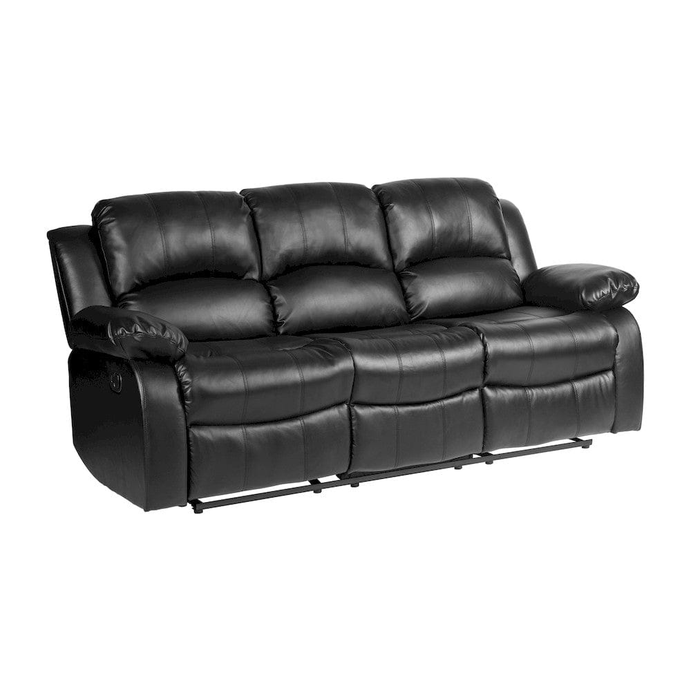 Homelegance  - Cranley Double Reclining Sofa in Black - 9700BLK-3  view 4