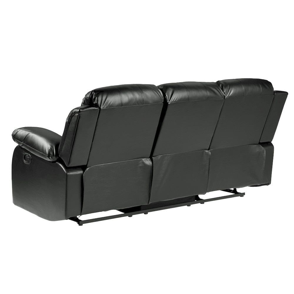 Homelegance  - Cranley Double Reclining Sofa in Black - 9700BLK-3  view 6