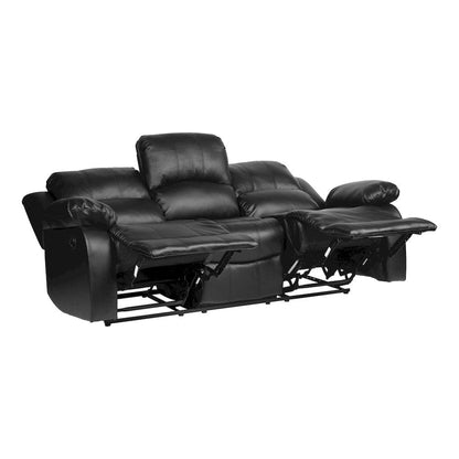Homelegance  - Cranley Double Reclining Sofa in Black - 9700BLK-3  view 8