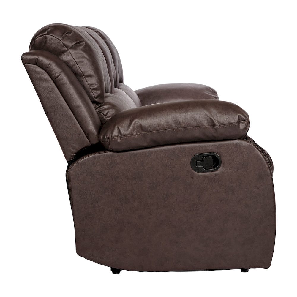 Homelegance  - Cranley Double Reclining Sofa in Brown - 9700BRW-3  view 3